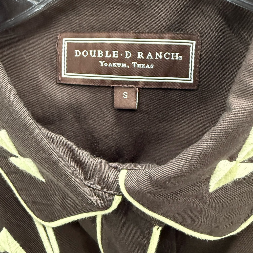 Double D Ranch Red and Black Western Shirt - Picture 4 of 4